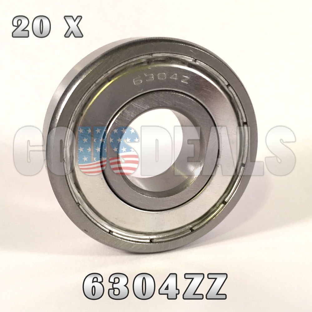 6304zz подшипник размеры