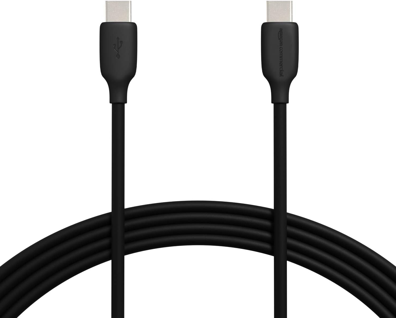 Amazon Basics USB-C to USB-C 2.0 Fast Charger Cable, 480Mbps Speed, USB-IF Certified, for Apple iPhone 16/15, iPad
