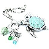 Sea Turtle Essential Oil Diffuser for Rear View Mirror - Car Accessories - Beach Car Aromatherapy Diffuser