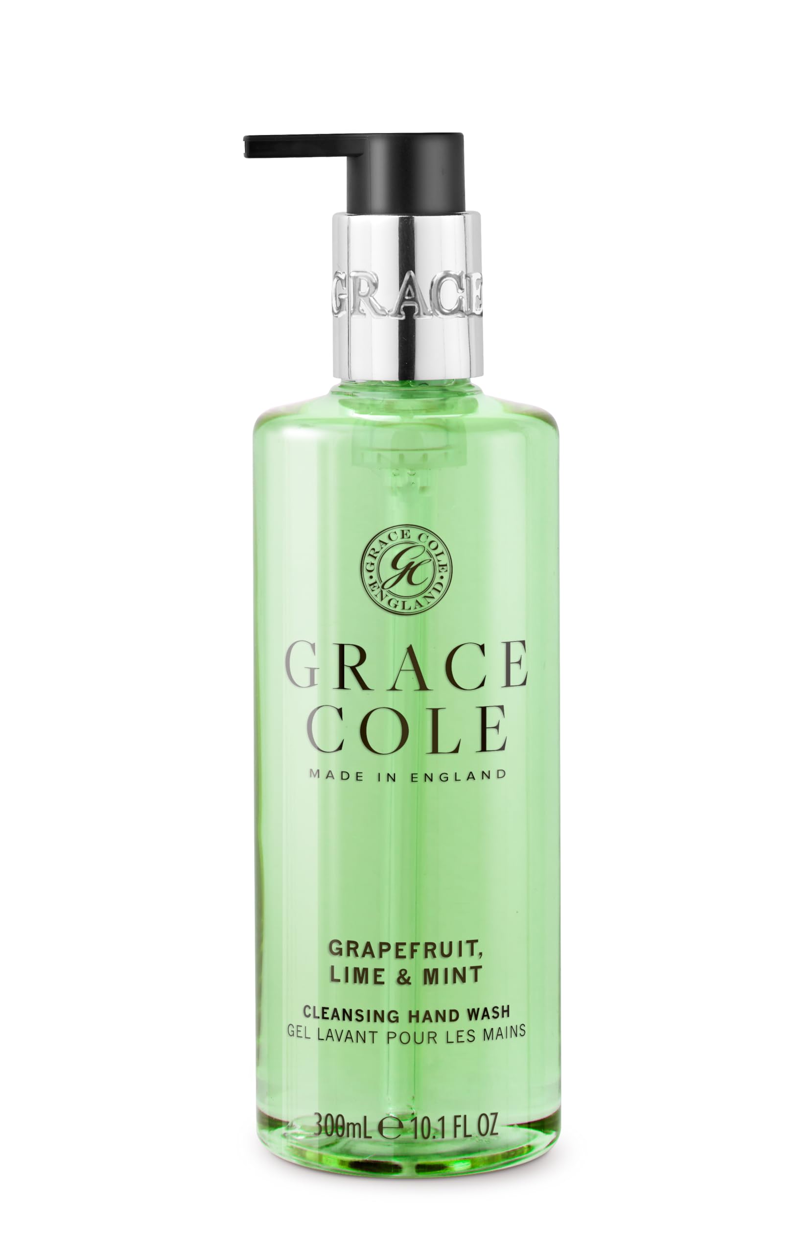 Grace Cole Grapefruit Lime & Mint Hand Wash 300ml - Moisturising Liquid Soap Contains Essential Oils - Vegan Friendly & Cruelty Free, Contains No SLS or Parabens - Made In England — image 1