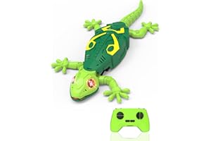 ATHLERIA Wall Climbing Lizard,Wall Crawler Robot Gecko Remote Control,Floor Ceiling Crawling Electric Lizard Rc Car Toy,Cool Kids Toys,Christmas Birthday Gifts for 3 4 5 6 7 8 9 10+ Year Old Boys Girls Teens