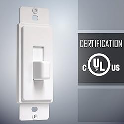 TayMac AD70W Paintable Toggle Switch Cover-Up