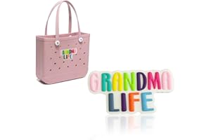 A&H Zier Bag Accessories Silicone Charm for Bogg Bag Fade-Resistant 0.5cm Thick Compatible With Most Bogg Bag