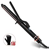 Ceramic Curling Iron,1.25 inch Curling Wand,Tourmaline Coating Hair curler with 