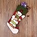 Codream Classic 3D Christmas Snowman Cartoon Stocking