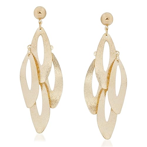 VK Jewels Drop Earrings for Women (Golden) (vkerz1629g)
