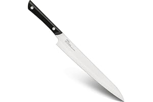 Kai PRO 9.5" Yanagiba Knife, Hand Sharpened Japanese Sashimi Knife, German DIN1.4116 Stainless Steel Blade, Full-Tang POM Han