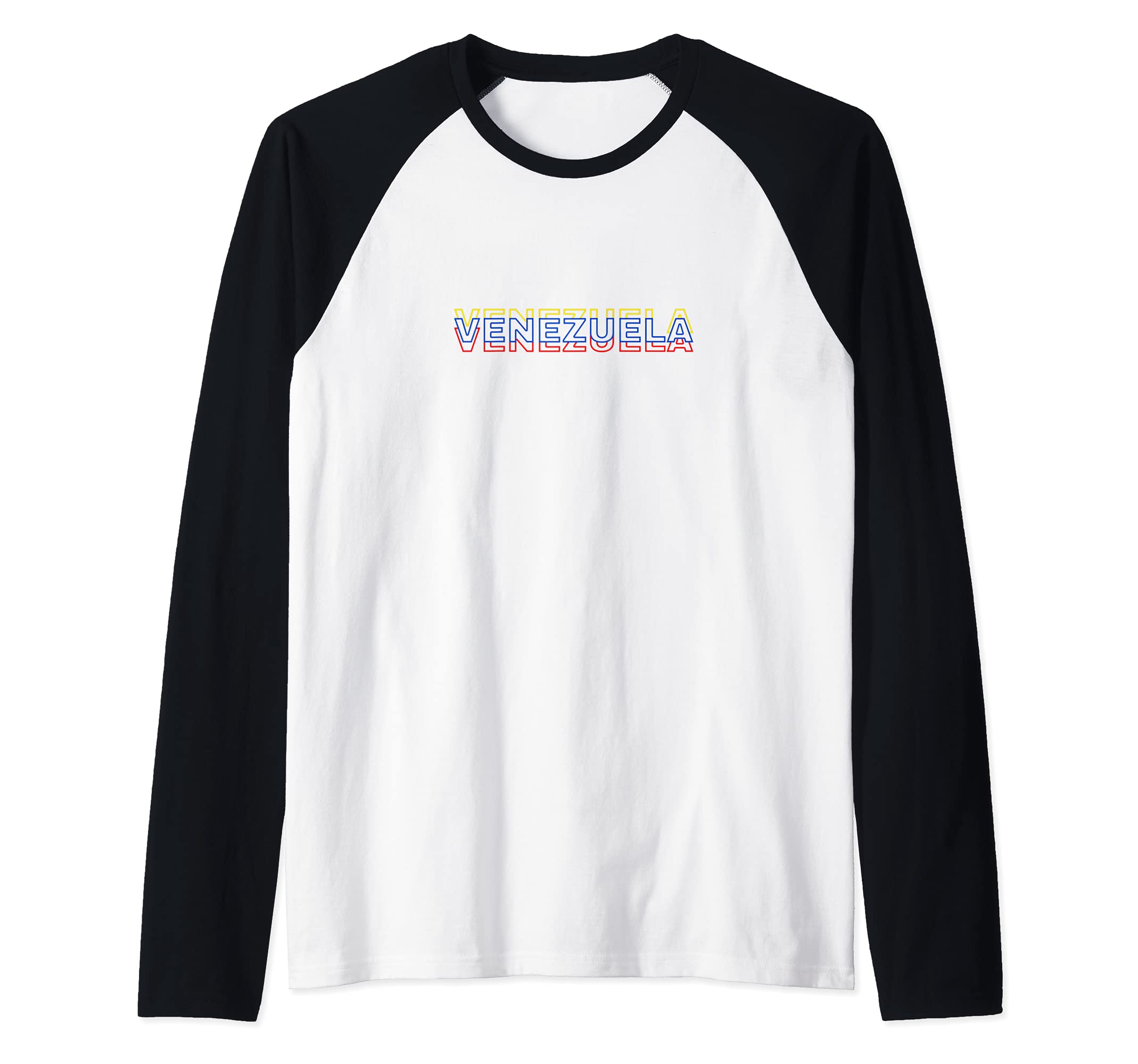 Flag Venezuela Raglan Baseball Tee