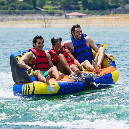 Big Sky Heat Wave Towable, Inflatable Water Tube for 2 Roomy, Durable