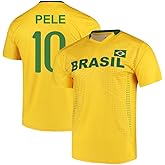 Pele Brazil National Team Replica Jersey - Adult and Youth