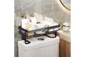 Garvee Over The Toilet Storage Shelf, Multifunctional Bathroom Storage Cabinet Over Toilet No Drilling Installation Home Stor