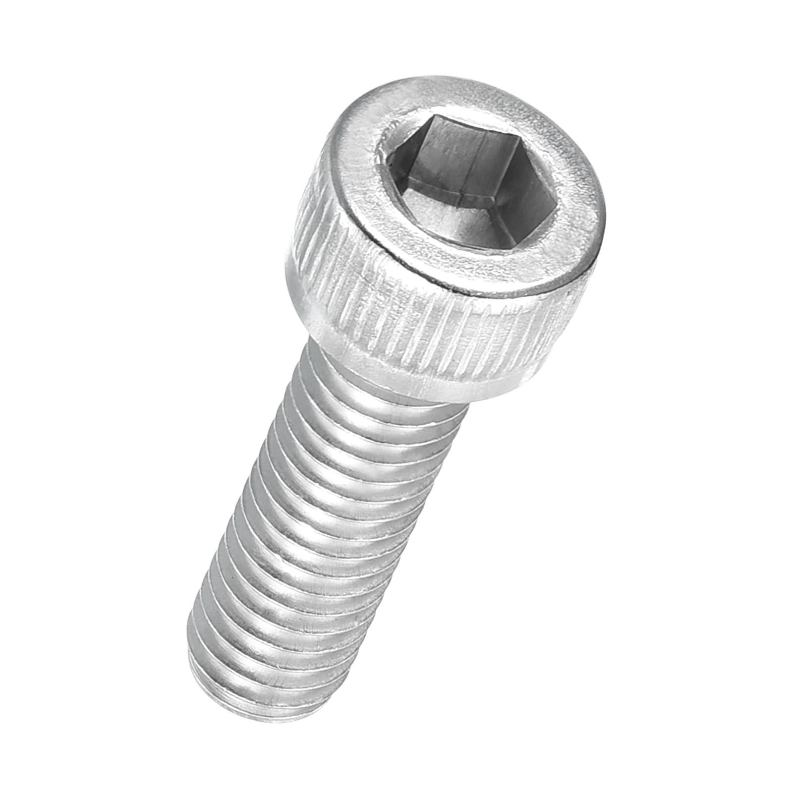 Kozelo 25pcs Socket Head Cap Screws - [M6-1 x 20mm] 304 Stainless Steel Allen Socket Drive for Electrical Motor 3D Printing Fan Engine Replacement Use, Silver — image 1