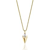 CRAFTD - Arrow Pendant Necklace - 20.5" Chain Link with 20MM x 20MM Pendant - Waterproof, Heat & Sweat Resistant - Gifts for Men - Men's Jewelry -