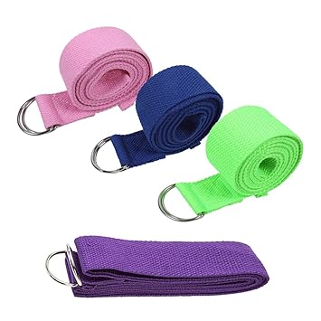 KINDOYO Cinturón de Yoga - Cinturon de Algodón Duraderos con ...