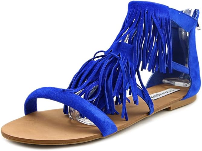 blue gladiator sandals