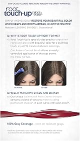 Clairol Nice 'n Easy Root Touch-Up #4 Dark Brown Hair Color Quick Gray Cover view 2