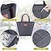BALORAY Lunch Bag for Women Lunch Tote Bag Insulated Lunch Bags Lunch Tote Bag Snacks Organizer for Women Men Adults Work Picnic Hiking Beach Fishing (G-199L Grey)