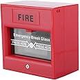 Door Emergency Exit Fire Alarm Button, Emergency Door Release Security Glass Break Alarm Switch for Home/Business Security Fire Panic Box