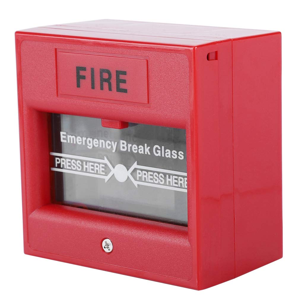 Tosuny Emergency Exit button, Emergency Button Emergency Exit Fire Alarm Button Release Security Glass Break Alarm Switch for Home Security red
