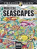 Creative Haven Deluxe Edition Magical SeaScapes Coloring Book (Creative Haven Coloring Books) by Miryam Adatto