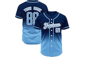 LSZCJS Custom Baseball Jersey Personalized Stitched Name Number Logo Printed Sport Shirt Uniform for Men Women Youth