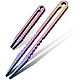 Canku 2pcs Mini Tweezers Titanium Portable Titanium Alloy EDC Tweezers Survival Camping Outdoor Travel Mini Tool(Color) …