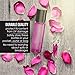 4 Pack - Essential Oil Roller Bottles [Metal Chrome Roller Ball] FREE Plastic Pippette, Funnel and Bottle Opener Refillable Glass Color Roll On for Fragrance Essential Oil - 10 ml 1/3 oz (Purple)