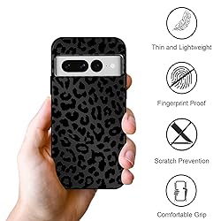 lioscre Cute Cheetah Print Phone Case for Google