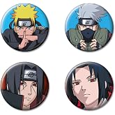 Ata-Boy Naruto 4 Button Set Buttons - 1.25"Officially Licensed Collectible Buttons&hellip;