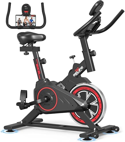VitaForge Cyclette Silenziosa Con Resistenza Magnetica, Manubrio E Sella Regolabili, Struttura Stabile, Per Allenamento Cardio Domestico