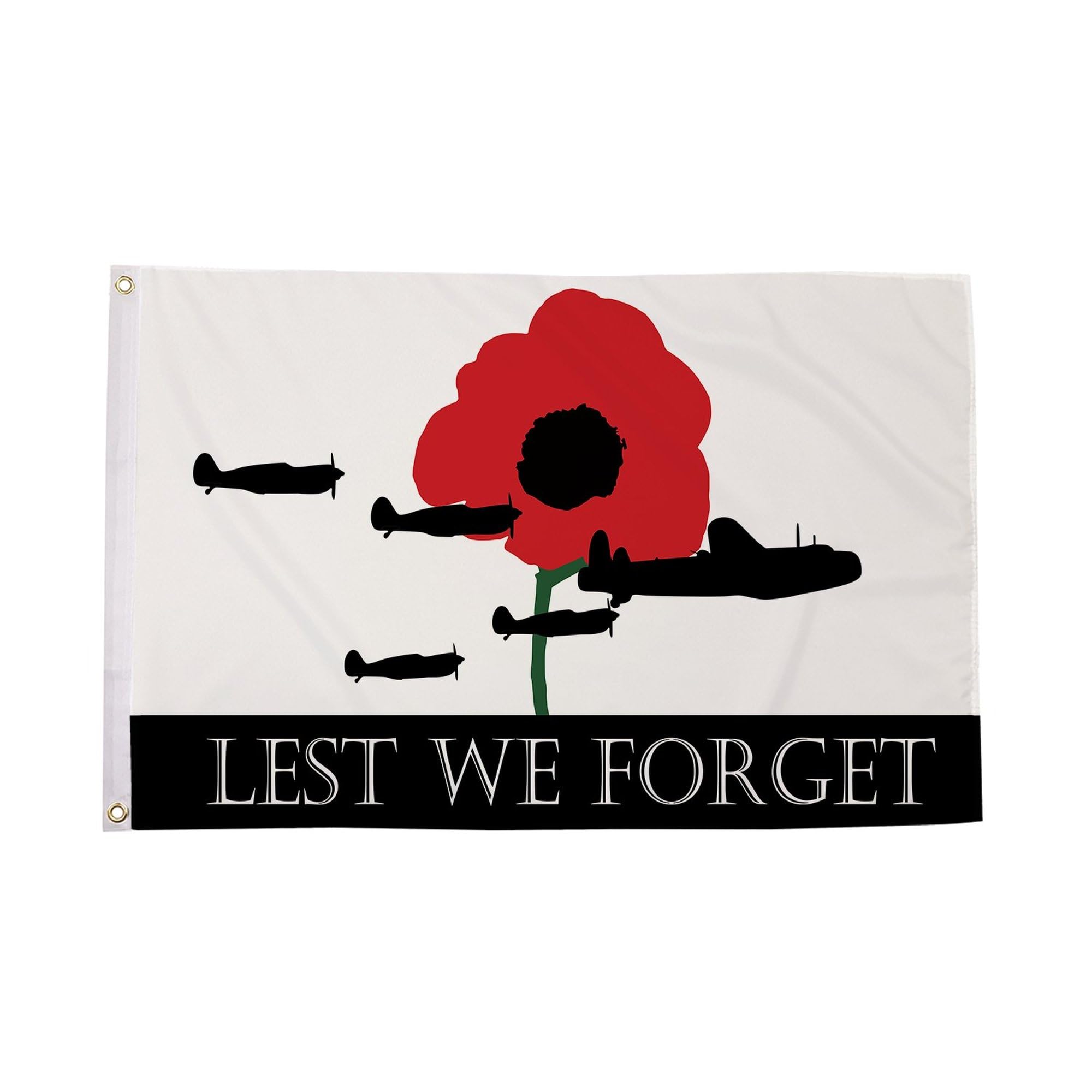 Lest we Forget (RAF) Large Flag 8ft x 5ft