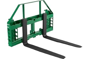 VEVOR Skid Steer Pallet Forks, 4000 lbs Rated Load Capacity, Pallet Fork Frame Attachment with 48-inch Pallet Forks Forklift 