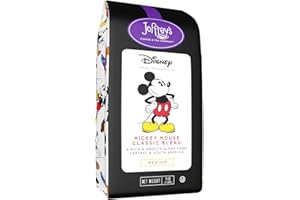 JOFFREY'S COFFEE & TEA COMPANY Joffrey's Mickey Mouse Classic Blend - Artisan Medium Roast Arabica Coffee, Smooth & Rich Flavor, Drip Brew, Kosher (Ground, 11 oz)