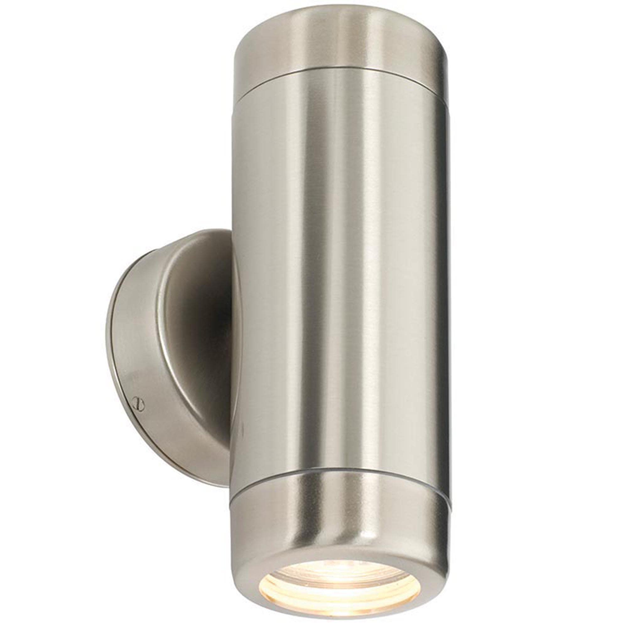 Saxby Atlantis Outdoor Wall Light - Marine Grade Up and Down Lights - IP65 Garden Security Lighting - LED External Downlight for Front Door, Porch, Pathway - Requires 2 x 7W LED GU10 (Not Supplied)