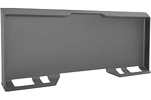 VEVOR 3/8 in Skid Steer Mount Plate, Universal Quick Attach Mount Plate, Easy to Bolt, 7000lbs Load Capacity, Heavy Duty Steel Loader Plates Compatible with Kubota Bobcat Skid Steers & Tractors