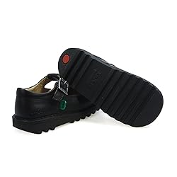 Kickers Unisex Kid's Kick T Bar Black School