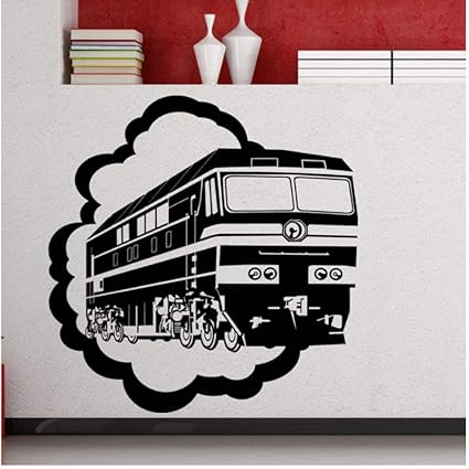 Amazon Com Xjpgkd Train Locomotive Wall Decals Kids Bedroom