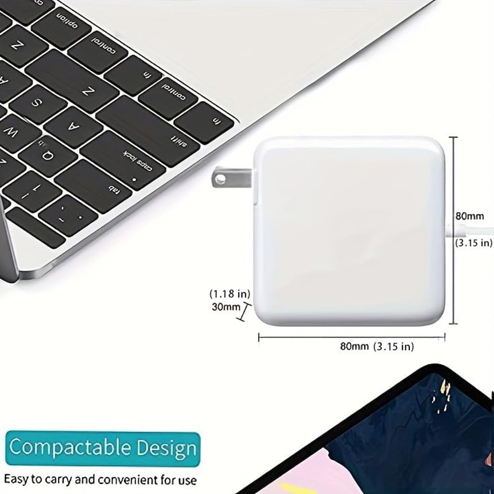Mac Book Pro Charger - 85W Mag 2 Power Adapter,Compatible with Mac Book Pro 13 & 15 & 17 inch (Between 2012-2017)