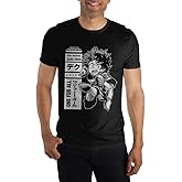 My Hero Academia Character Anime Cartoon Mens Black Graphic Tee Shirt