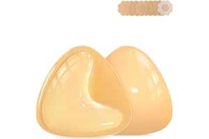 Grkovrst Double Sided Sticky Bra Silicone Inserts, Sticky Bra Push Up Lift Adhesive Bra Pads, Invisible Strapless Bra Inserts
