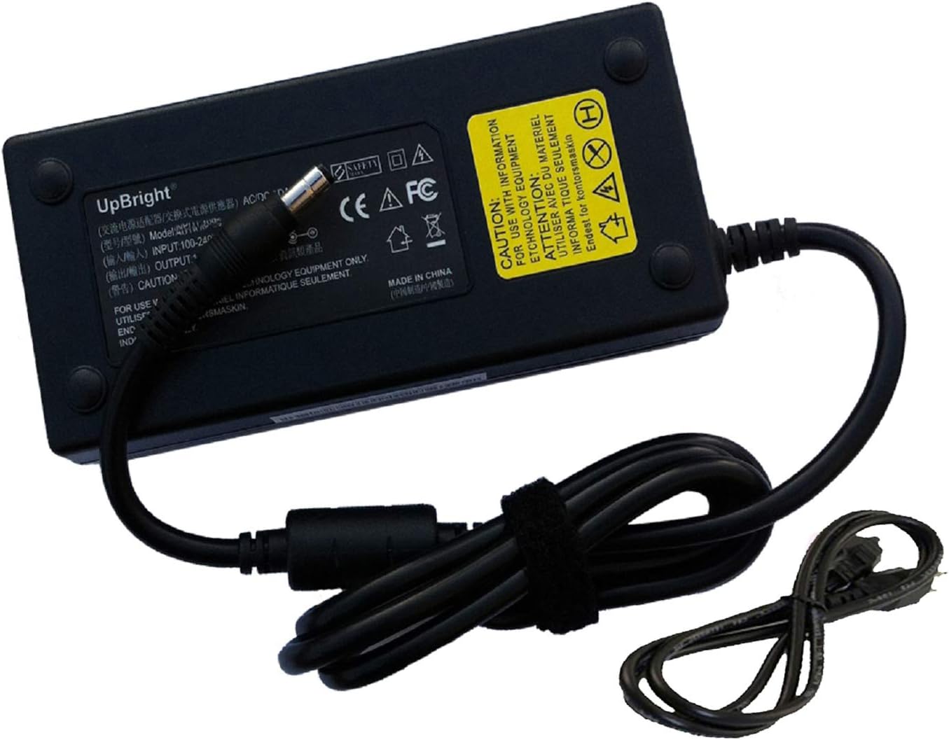 UpBright 19.5V 6.15A 120W AC/DC Adapter Compatible with HP Omen 17-W005NG 15-bc223TX 15t-bc200 TPN-W111 15-ax000 15-5010nr Envy 15-Q473CL 15-j105tx 17-j184nr Quad 15t 17t Laptop ADP-120MH D 710415-001