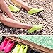 JIASUQI Athletic Pool Swimming Water Aerobics Shoes Woman Rose Red XL US 8.5-10.5 Women,7-8 Men
