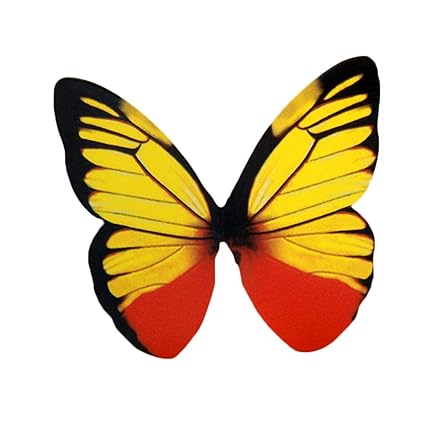Nuofeng Elegant Cake Topper 50 Pieces Color Butterfly Paper