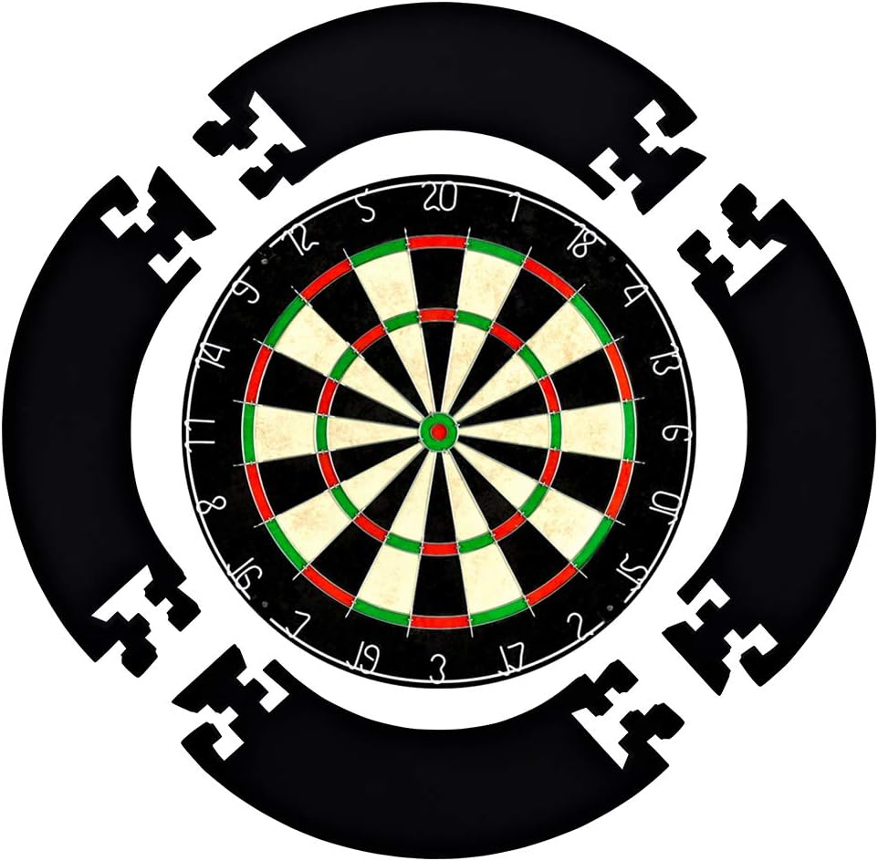 Linkvisions sisal/bristle dart board with stackfree bullseye, 18 g