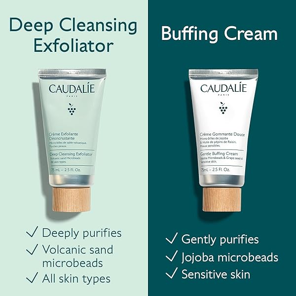 CAUDALIE DEEP EXFOLIATING CLEANSER 2.5OZ