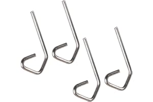 Lakapre 4 Pcs Grab Clip Hitch Pin Clip for Hand Truck, 3 1/4" Replacement Lock Pin, Dolly Parts for Convertible Composite Han
