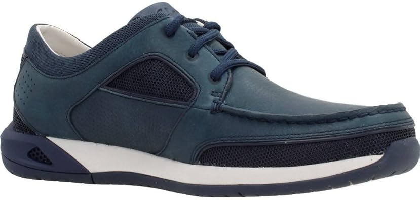 clarks ormand sail navy casual shoes