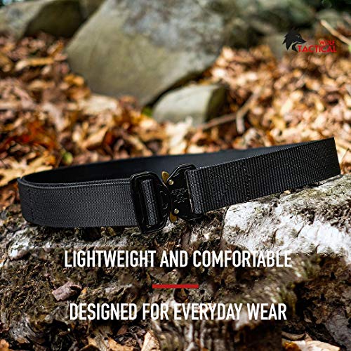 WOLF TACTICAL Military Belt Survival Belt Tactical Belts for Men