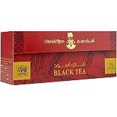 Ukrouk Ajam Pure Ceylon Black Tea Bags, 25 Count - Unflavored, Halal | Caffeinated classic black tea from Sri Lanka, light and malty. 25 single-serve bags, unflavored, for everyday brewing.