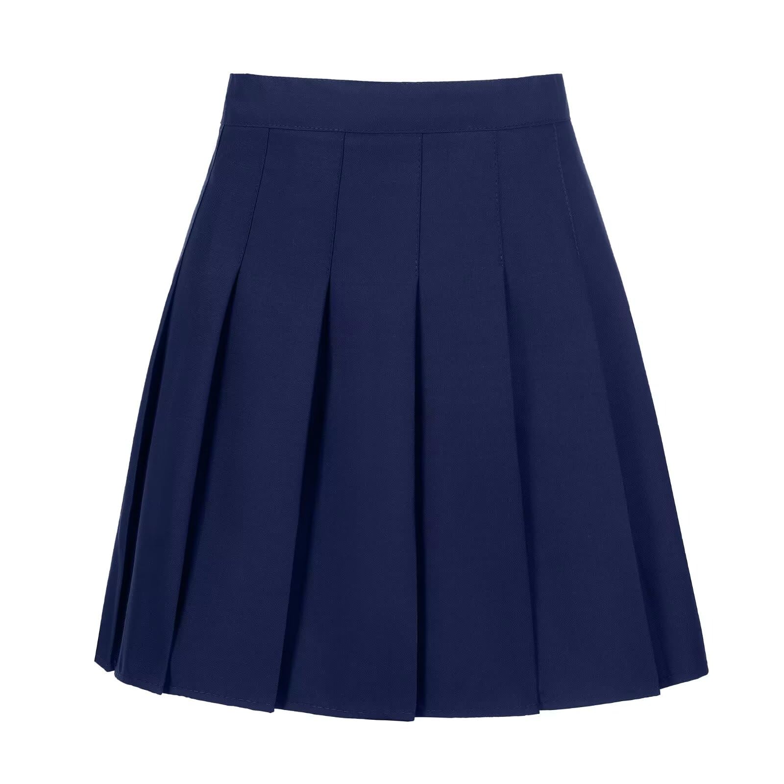 Plus Size Pleated Skirts Navy Blue Golf Tennis